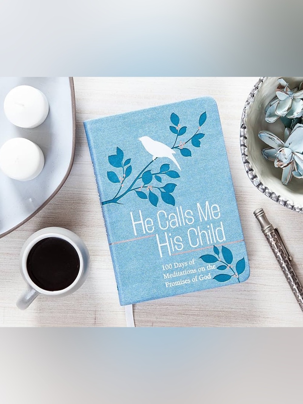 He Calls Me His Child 100-Day Christian Devotional Hardcover Book